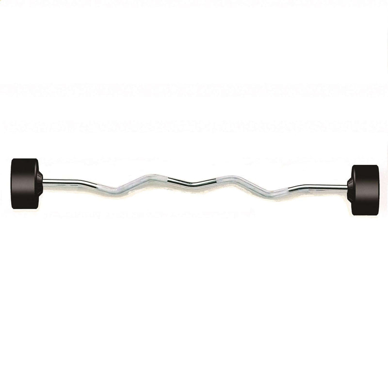 Barre courbée fixe caoutchoutée York Barbell Pro Style