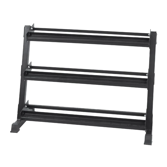 Support de rangement XM FITNESS 3 niveaux pour haltères