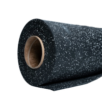FITWAY Rubber Flooing Rolls 4' x 25' x 8mm