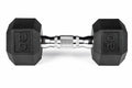 York PEV Rubber Hexagonal Dumbbells