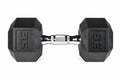 York PEV Rubber Hexagonal Dumbbells