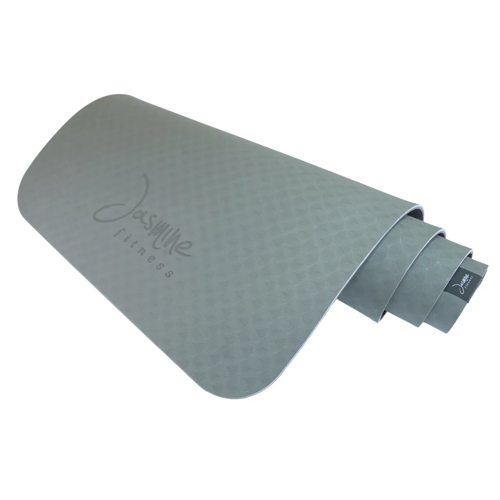 Jasmine Yoga Mat 6mm - Grey