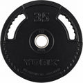 York Barbell G2 Thin Line Rubber Coated Olympic Plates