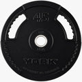 York Barbell G2 Thin Line Rubber Coated Olympic Plates