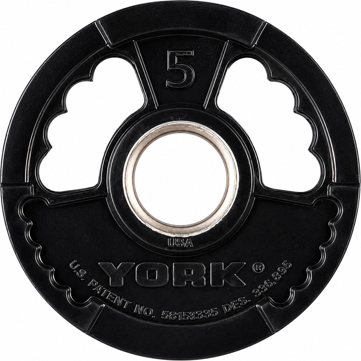 York Barbell G2 Thin Line Rubber Coated Olympic Plates