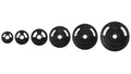 York Barbell G2 Thin Line Rubber Coated Olympic Plates