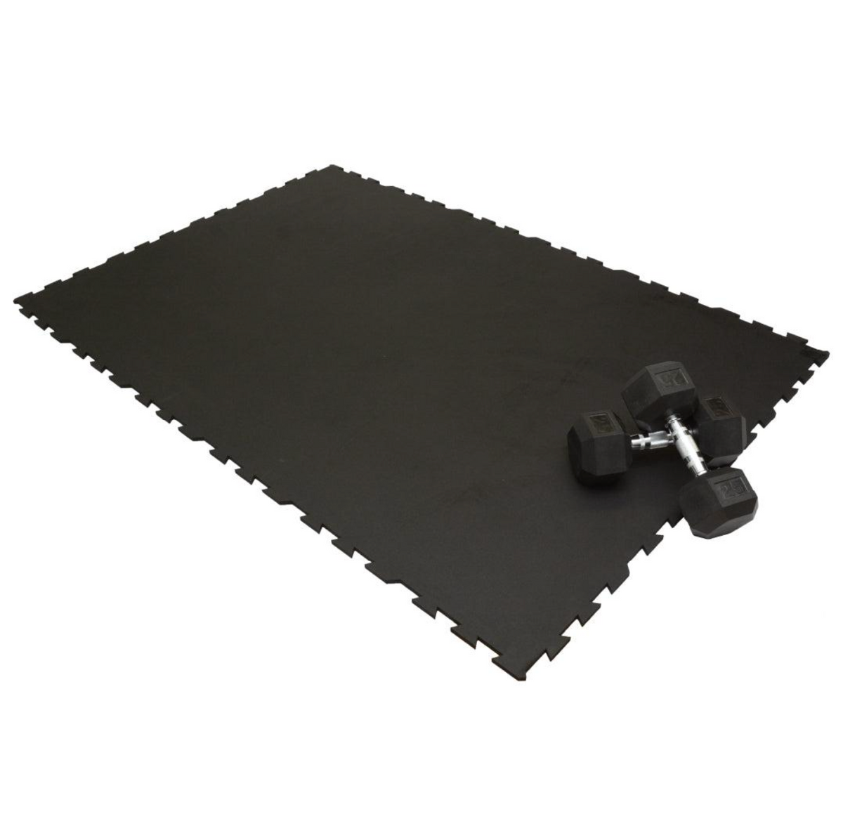 Stamina Interlocking Vulcanized Rubber Flooring Mat