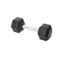 York PEV Rubber Hexagonal Dumbbells