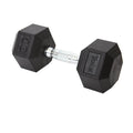 York PEV Rubber Hexagonal Dumbbells