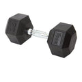 York PEV Rubber Hexagonal Dumbbells