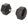 York PEV Rubber Hexagonal Dumbbells