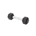 York PEV Rubber Hexagonal Dumbbells