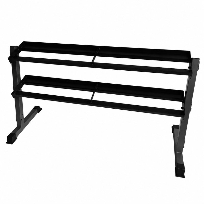 Support de rangement TP pour haltères hexagonaux, 2 niveaux, 60 po